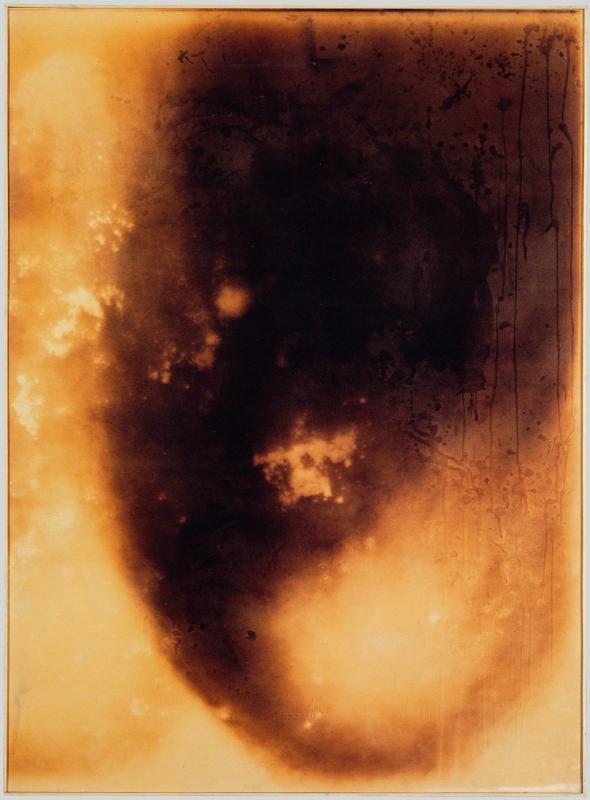 Yves Klein, F 74, Peinture de feu sans titre [1961] 