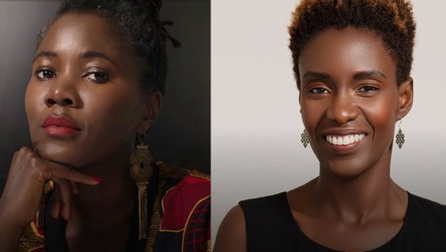 Portraits d'Alice Diop et Rokhaya Diallo