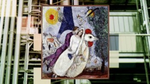 Quèsaco Marc Chagall, Les mariés de la tour Eiffel