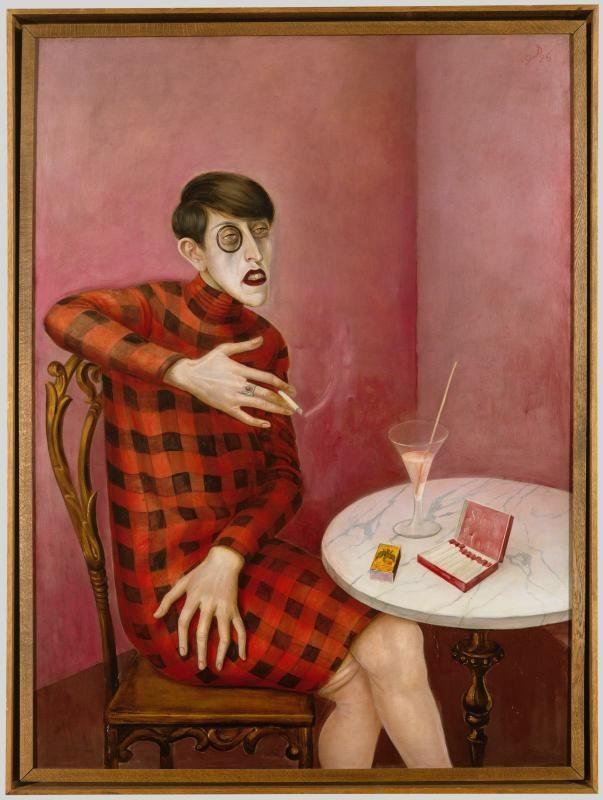 Otto Dix, « Portrait de la journaliste Sylvia von Harden », 1926 - repro oeuvre