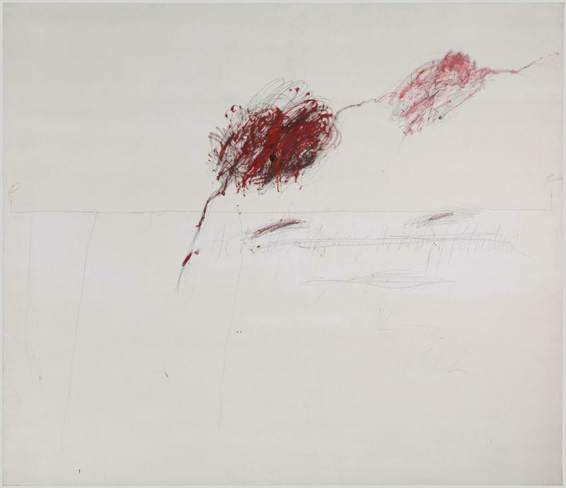 Cy Twombly, Achilles Mourning the Death of Patroclus
(Achille pleurant la mort de Patrocle) 1962 