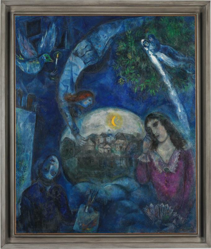 Marc Chagall, Autour d'elle 1945 