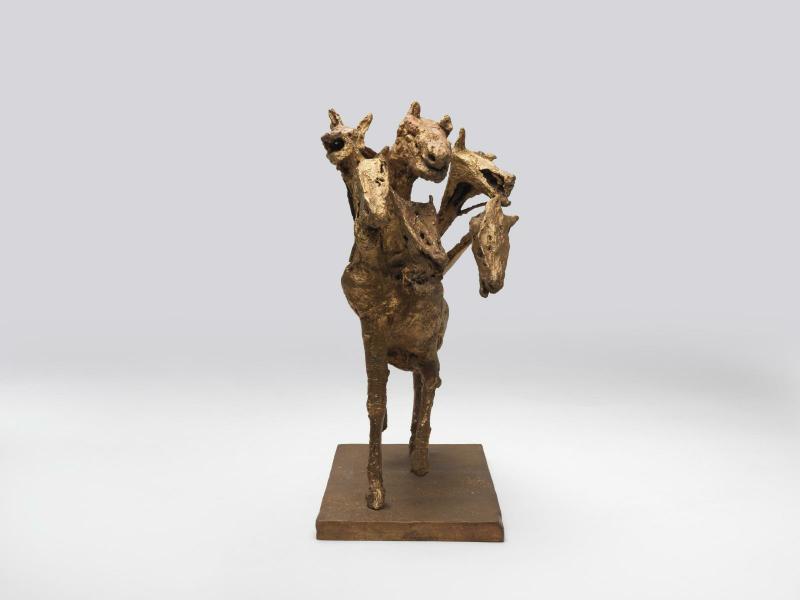 Germaine Richier, « Le Cheval à six têtes, grand », [1954 - 1956], bronze, 103 × 110 × 44 cm, © Centre Pompidou