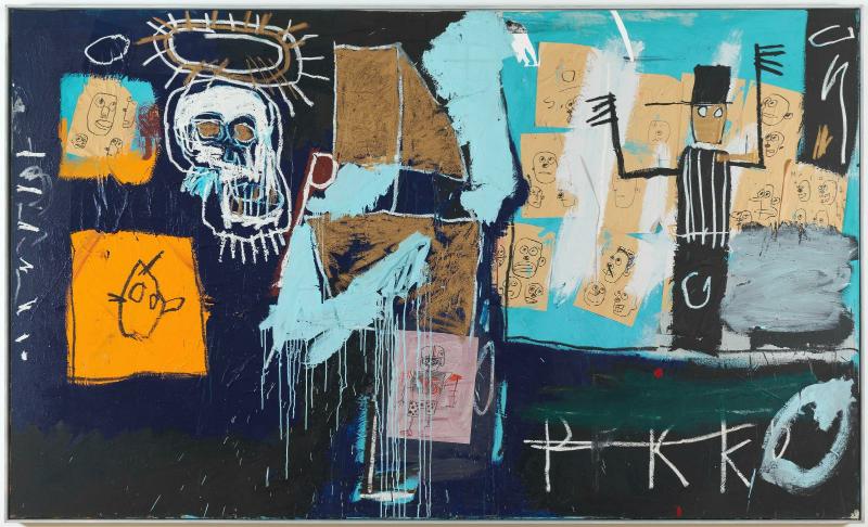 Jean-Michel Basquiat, Slave Auction
(Vente aux enchères d'esclaves) 1982 