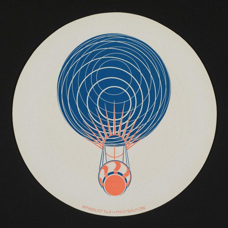 Marcel Duchamp, Rotorelief n°9-Montgolfière/Rotorelief n°10-Cage 1935 