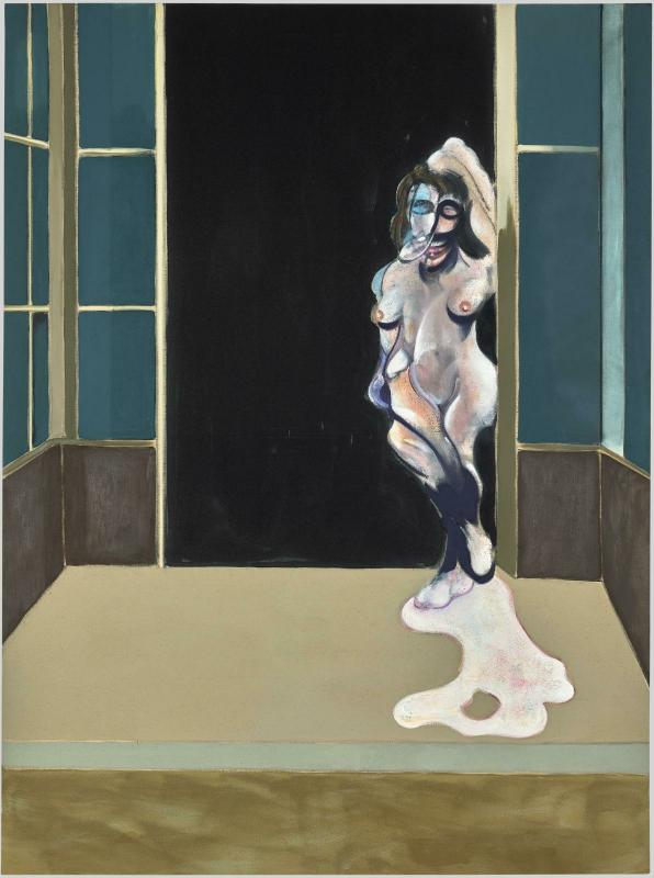 Francis Bacon, Female nude standing in doorway, 1972 © The Estate of Francis Bacon / All rights reserved / Adagp, Paris and DACS, Londres Centre Pompidou, Mnam-Cci /Dist. Rmn-Gp