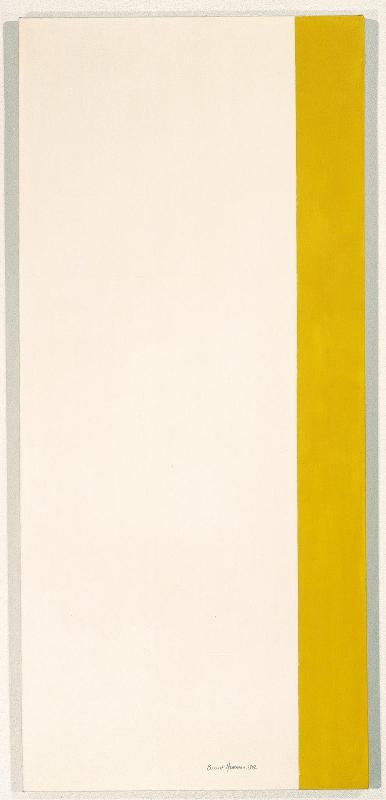 Barnett Newman, « Not There-Here » (Pas là, ici), 1962