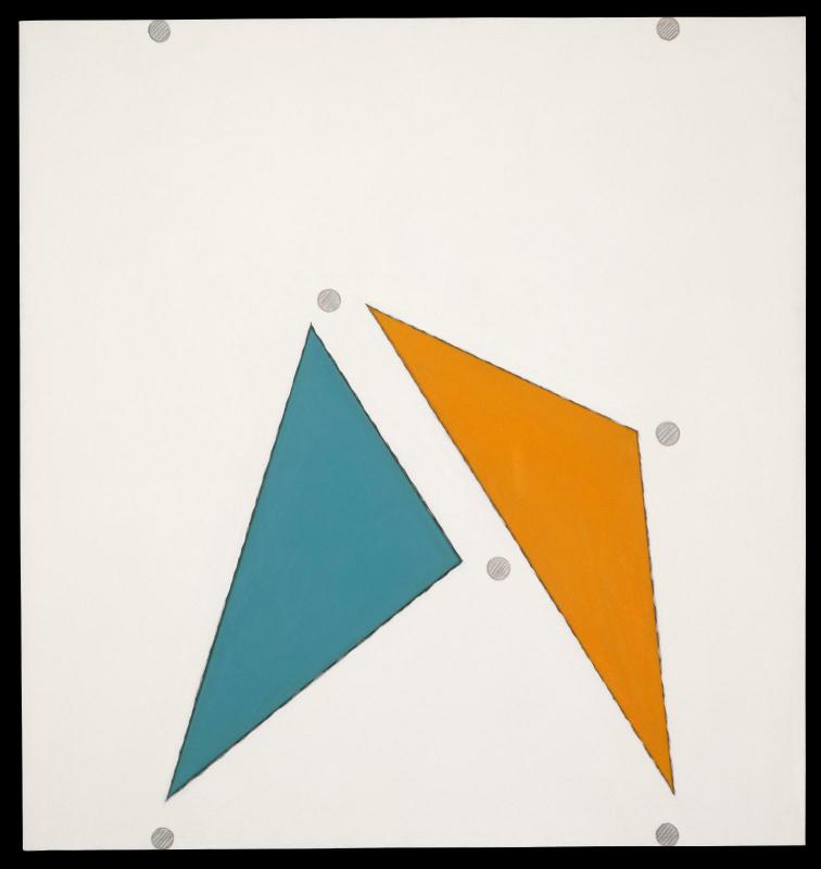 Martin Barré, « 82-84-110x104 », 1982-1984 - repro oeuvre