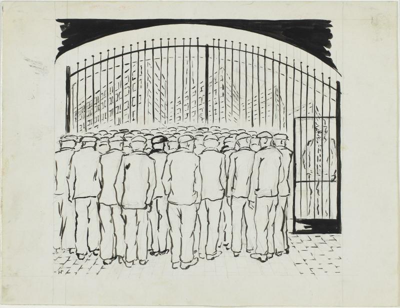 Natalia Gontcharova, Ceux qui ont faim 1932 