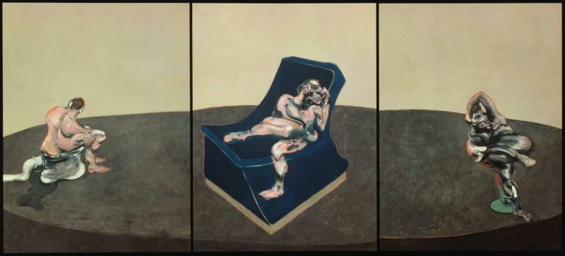 Francis Bacon, Three Figures in a Room (Trois personnages dans une pièce), [1964] © Centre Pompidou, Mnam-Cci /Dist. Rmn-Gp