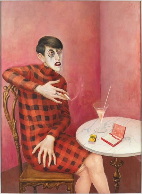 Otto Dix, Bildnis der Journalistin Sylvia von Harden
(Portrait de la journaliste Sylvia von Harden) 1926 