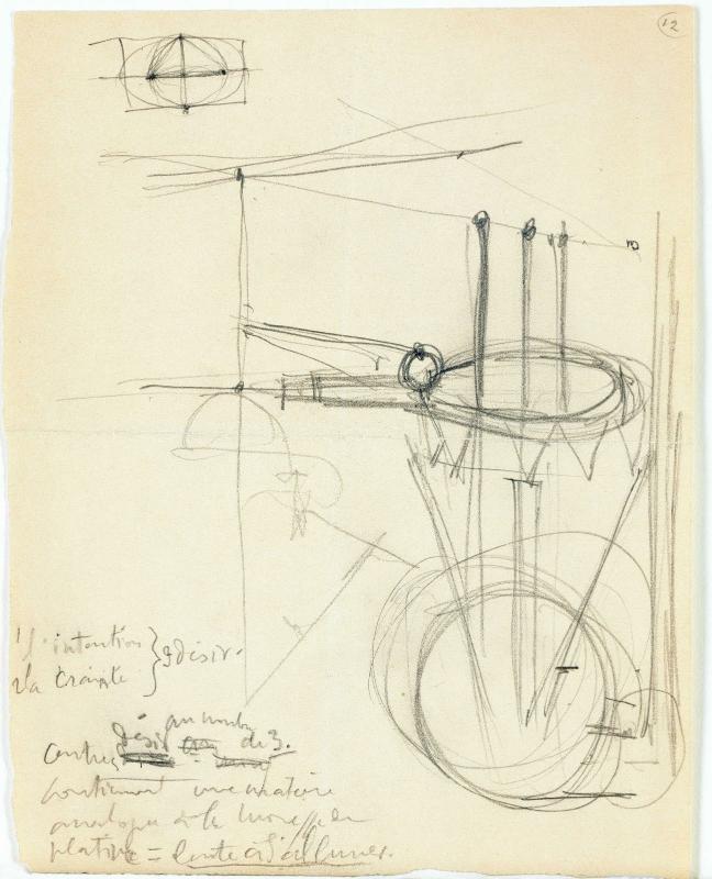 Marcel Duchamp, 1 l'intention/2 la crainte/3 désir 1912 - 1968 