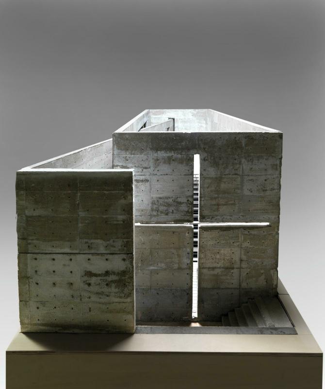 Tadao Ando, « Église de la lumière, Ibaraki, Osaka, Japon » : « Maquette », 1987 - 1989