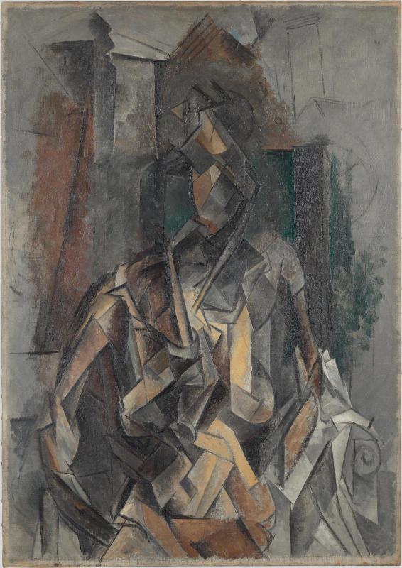 Pablo Picasso, Femme assise dans un fauteuil [1910] 