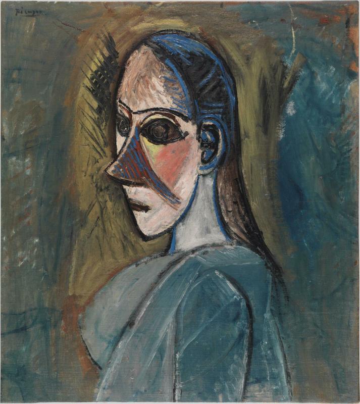 Pablo Picasso, Buste de femme juin 1907 - juillet 1907 