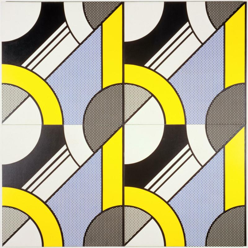 Roy Lichtenstein, « Modular Painting with Four Panels, #4 », 1969 - repro oeuvre
