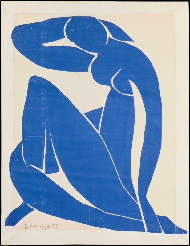Henri Matisse, Nu bleu II 1952 