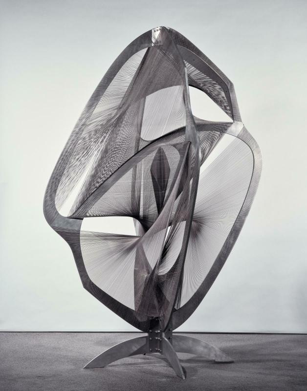 Naum Gabo (Nathanaël Pevsner, dit), Linear Construction in Space n° 4
(Construction linéaire dans l'espace n°4) 1955 / 1970 