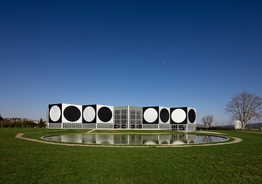 Fondation Vasarely, Aix-en-Provence - view from the garden