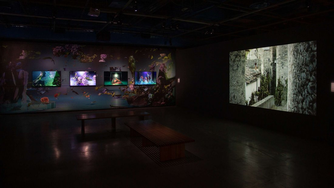 Vue de l'exposition au Centre Pompidou