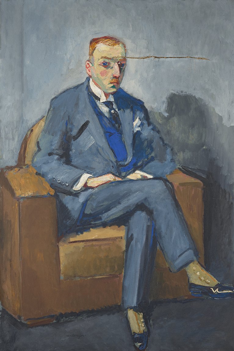 AVANT « Portrait du collectionneur d'art Nicolas Ibrahim Sursock », par Kees Van Dongen © Centre Pompidou