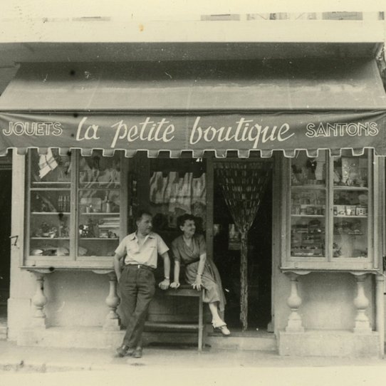 La petite boutique, Vence, années 1950