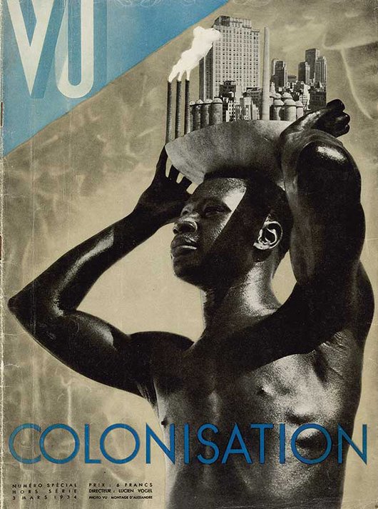 Alexandre Liberman, VU n° 311 Hors-Série « Colonisation », 1934, impression photomécanique, coll. Bibliothèque Kandinsky, MNAM.