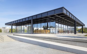 Neue Nationalgalerie, Berlin - partenaire de la Constellation du Centre Pompidou : la façade
