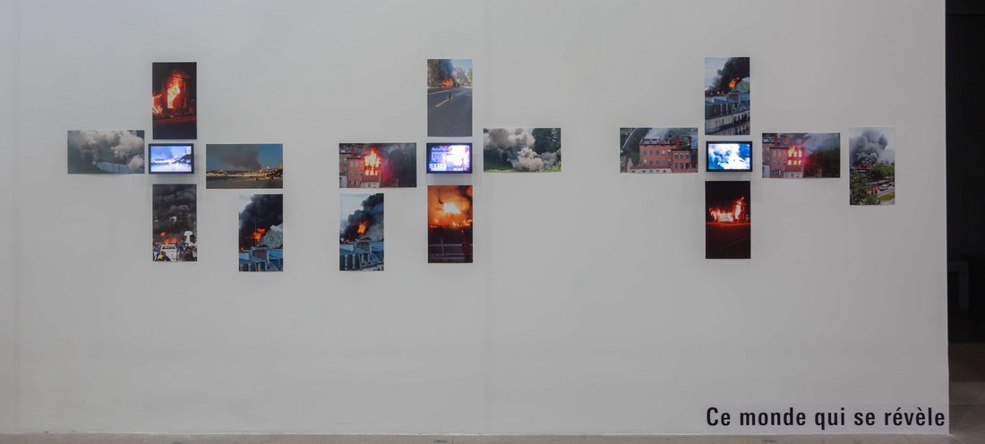 Vue de l'exposition au Centre Pompidou