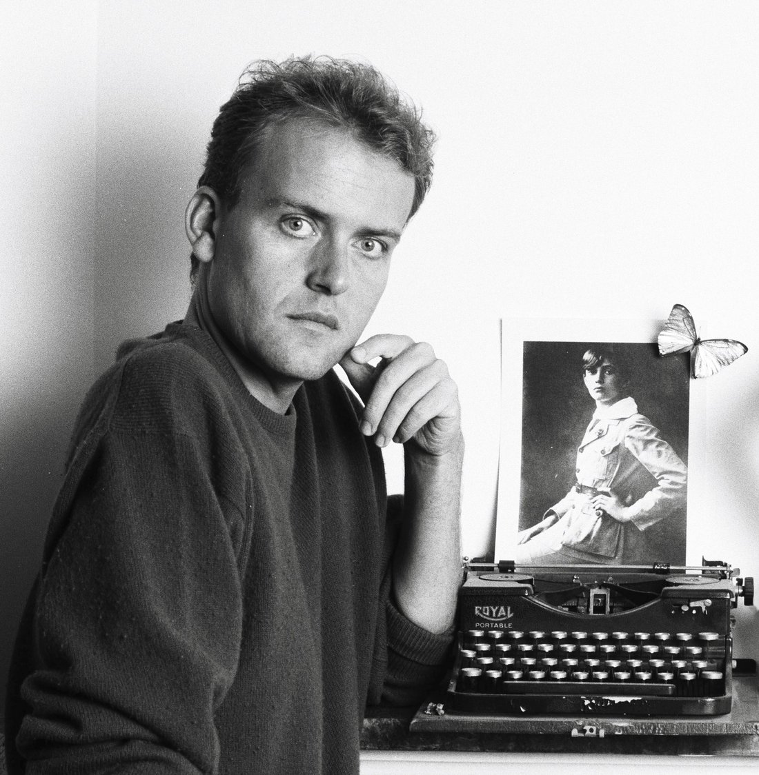Portrait d'Hervé Guibert par Ulf Andersen, 1988