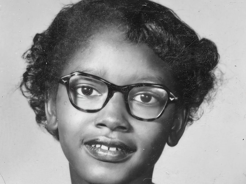 Claudette Colvin, aged 14.  She is now 83 years old and living in Alabama. 