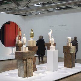 Programme des expositions en cours/à venir : vue de l'exposition Brancusi au Centre Pompidou