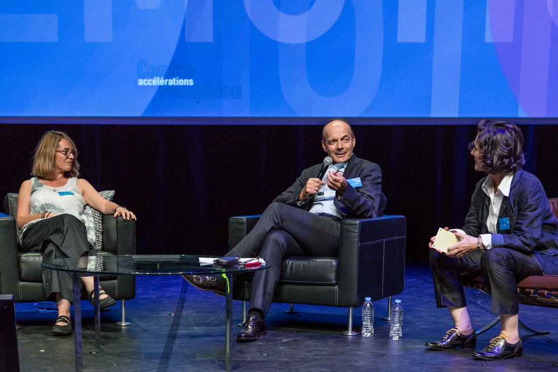 Nathalie Besson, physicist, Dominique Mockly, President and Chief Executive Officer of Terega and Estelle Aubriot, author and director