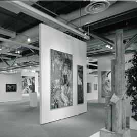 Accrochage au Musée à l'ouverture du Centre Pompidou en 1977