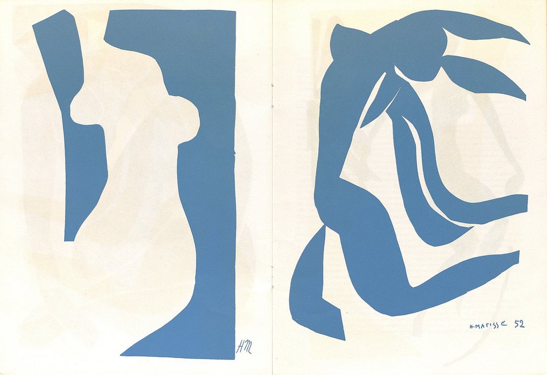 Willem Sandberg, « Henri Matisse : les grandes gouaches découpées », 1960 - pages intérieures