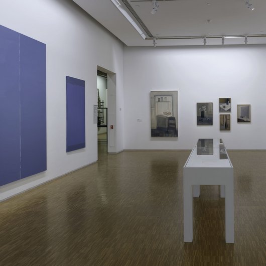 Vue de la salle d'exposition, Centre Pompidou