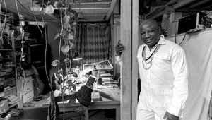 Portrait de Barthélémy Toguo par Z. Ngnogue