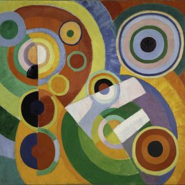 Mécénat, partenariats et marques : reproduction d'uen oeuvre de Robert Delaunay, "Rythme, joie de vivre"