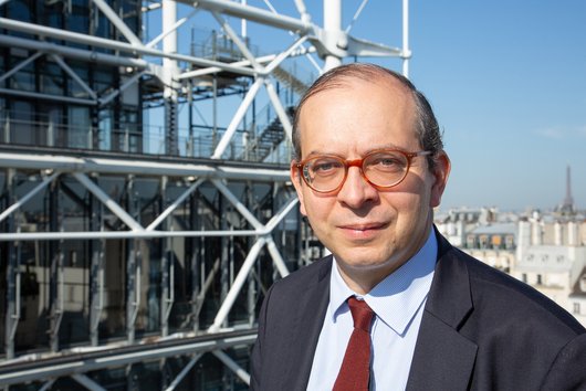 Portrait de Laurent Le Bon, président du Centre Pompidou