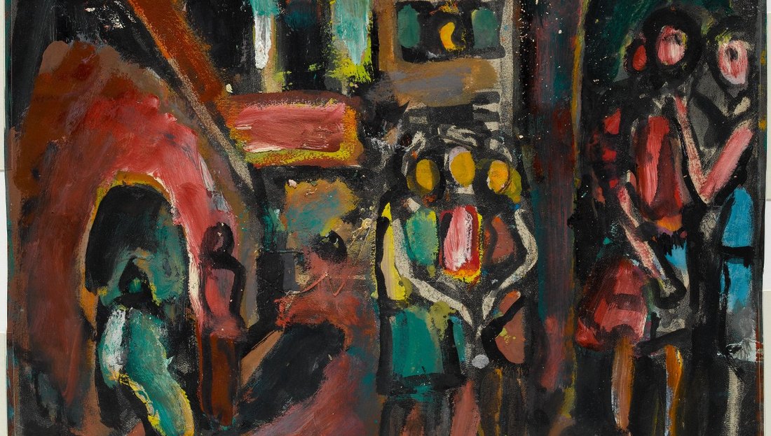 Exposición "Homenaje a Georges Rouault" - poster
