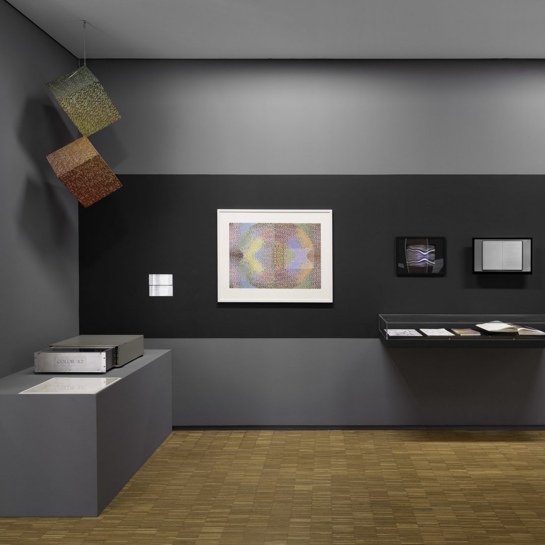 Groupe art et informatique de Vincennes (GAIV) - vue de la salle au Musée