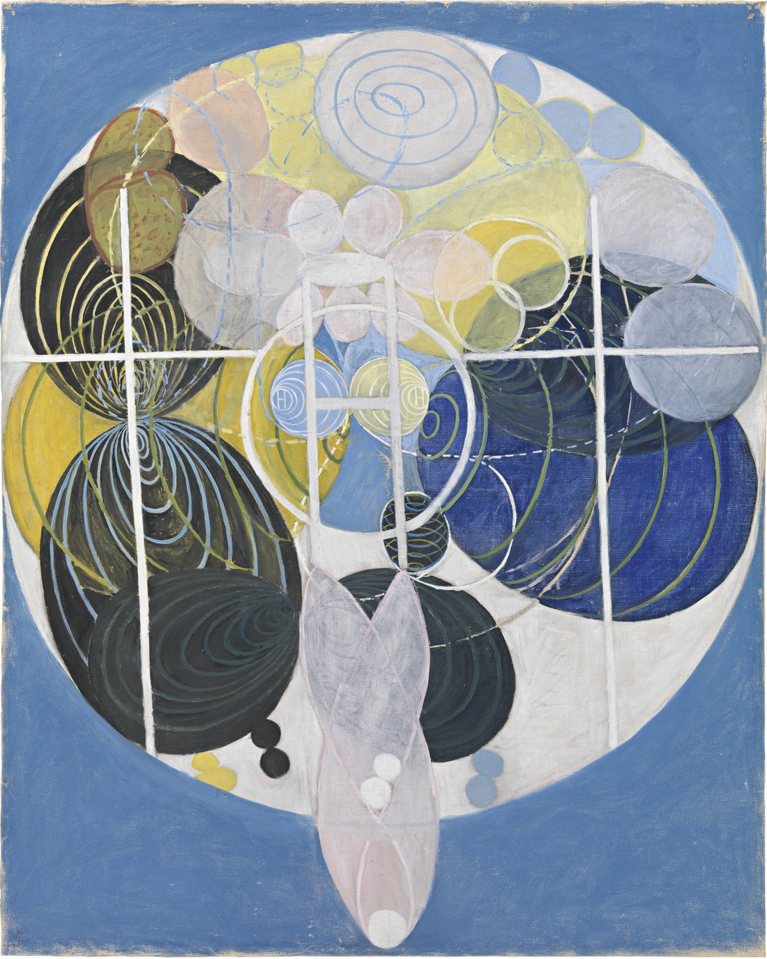 Hilma af Klint "The Large Figure Paintings, No 5, Group III", 1907 - visuel de l'oeuvre