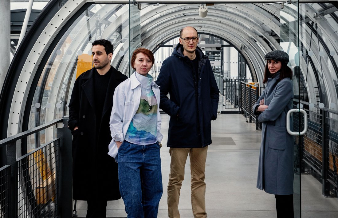 Les 4 artistes nommés du Prix Marcel Duchamp 2023 — Crédit photo © Julie Ansiau
