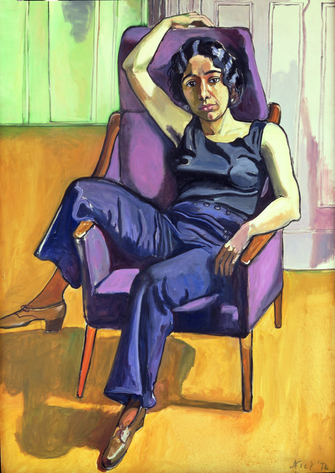 Alice Neel, « Marxist Girl (Irene Peslikas) », 1972 - repro œuvre