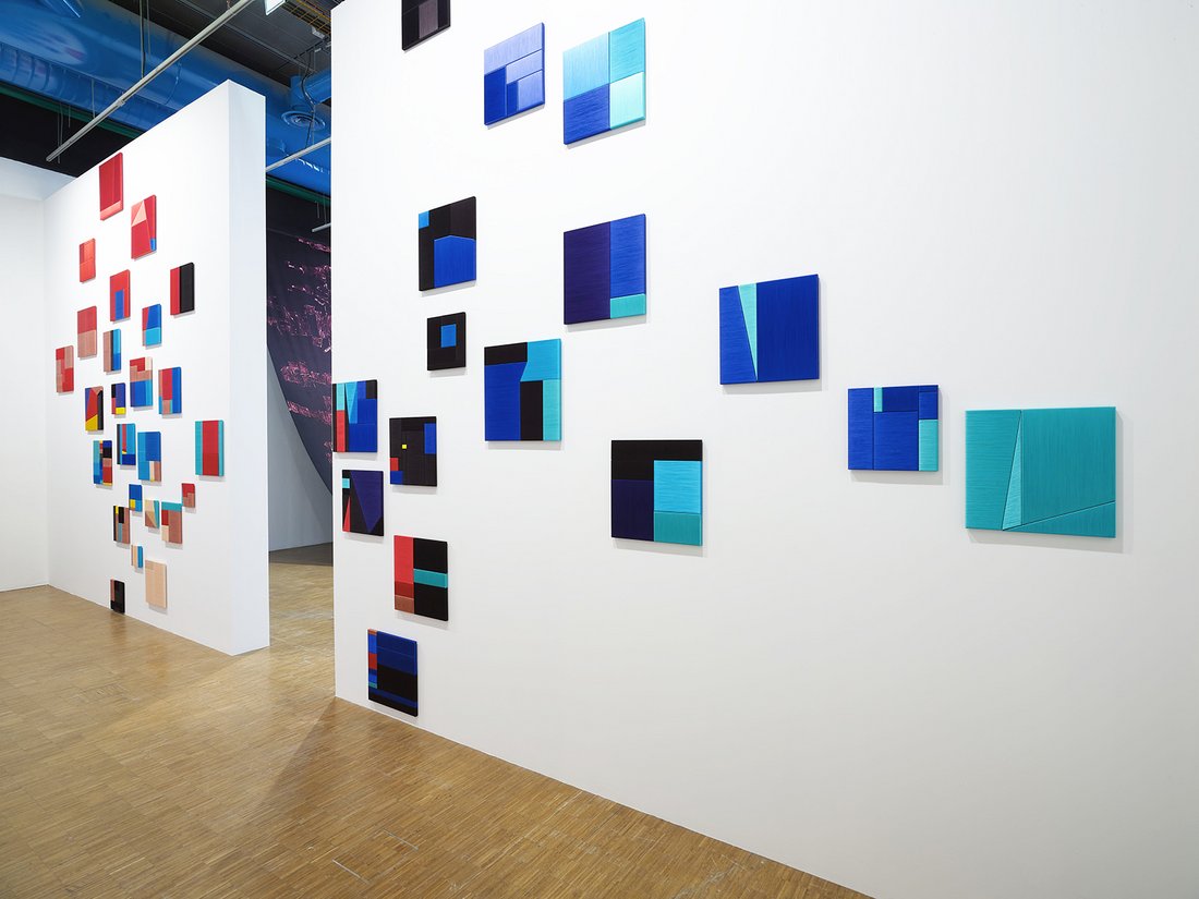 Alice Anderson, vue de l'installation « Body Learning », Centre Pompidou