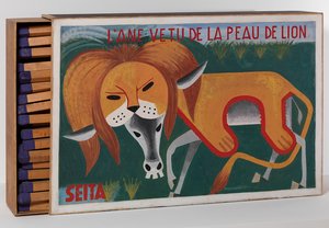 Raymond Hains, « L'Âne vêtu de la peau de lion », 1964 - repro oeuvre