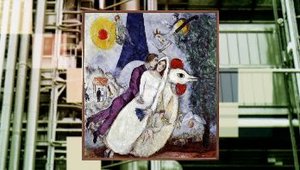 Quèsaco Marc Chagall, Les mariés de la tour Eiffel