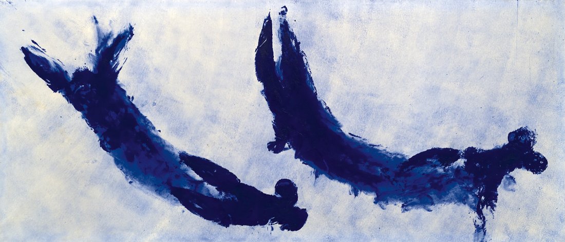 Yves Klein, « ANT 84, Anthropométrie, sans titre », 1960 - repro