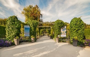 Musée des impressionnismes Giverny : l'entrée du jardin