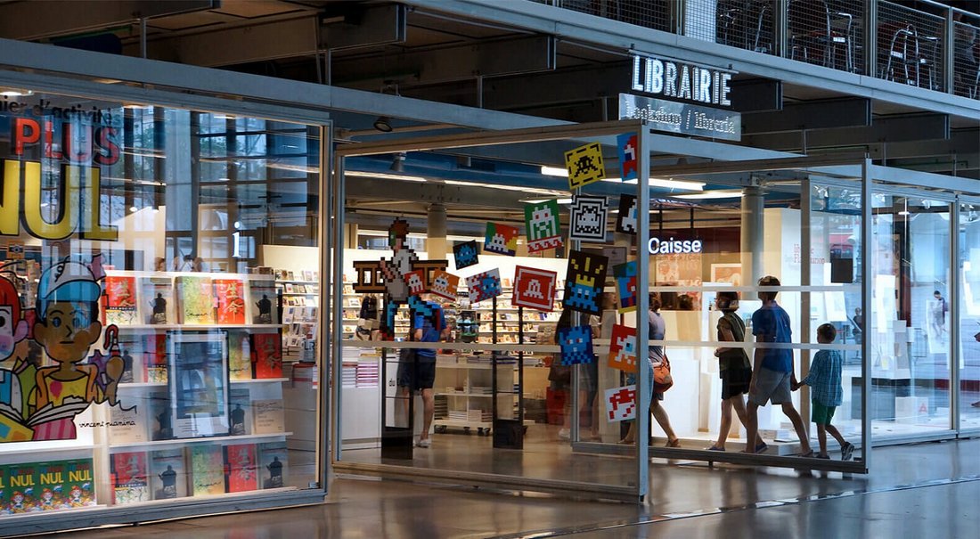 La librería Flammarion en el Foro, Centre Pompidou